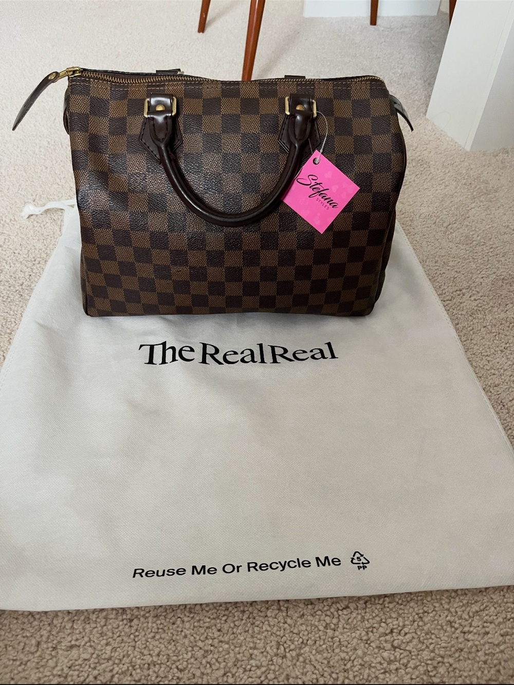 Louis Vuitton Brown Damier Ebene Speedy 30 - Picture 12 of 16